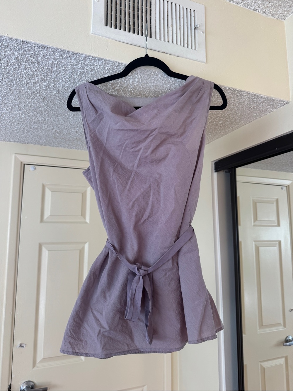 GAP Lilac Tie-Waist Peplum Camisole